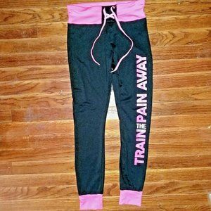 Energie Womens Farah Leggings Size Small Graphic Print Contrast Cuff Pul…